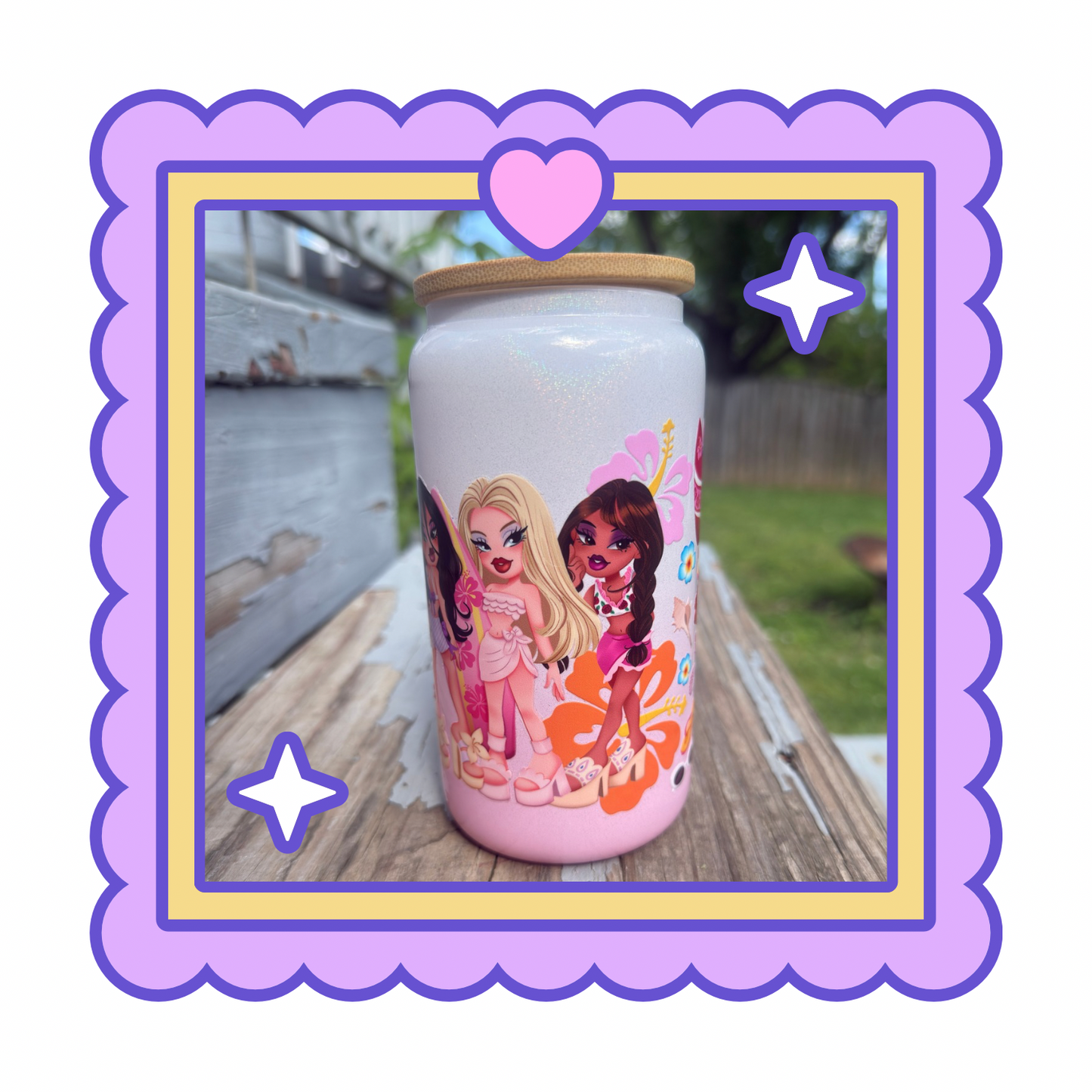 Summer Girlz 16oz Tumbler (Glass)