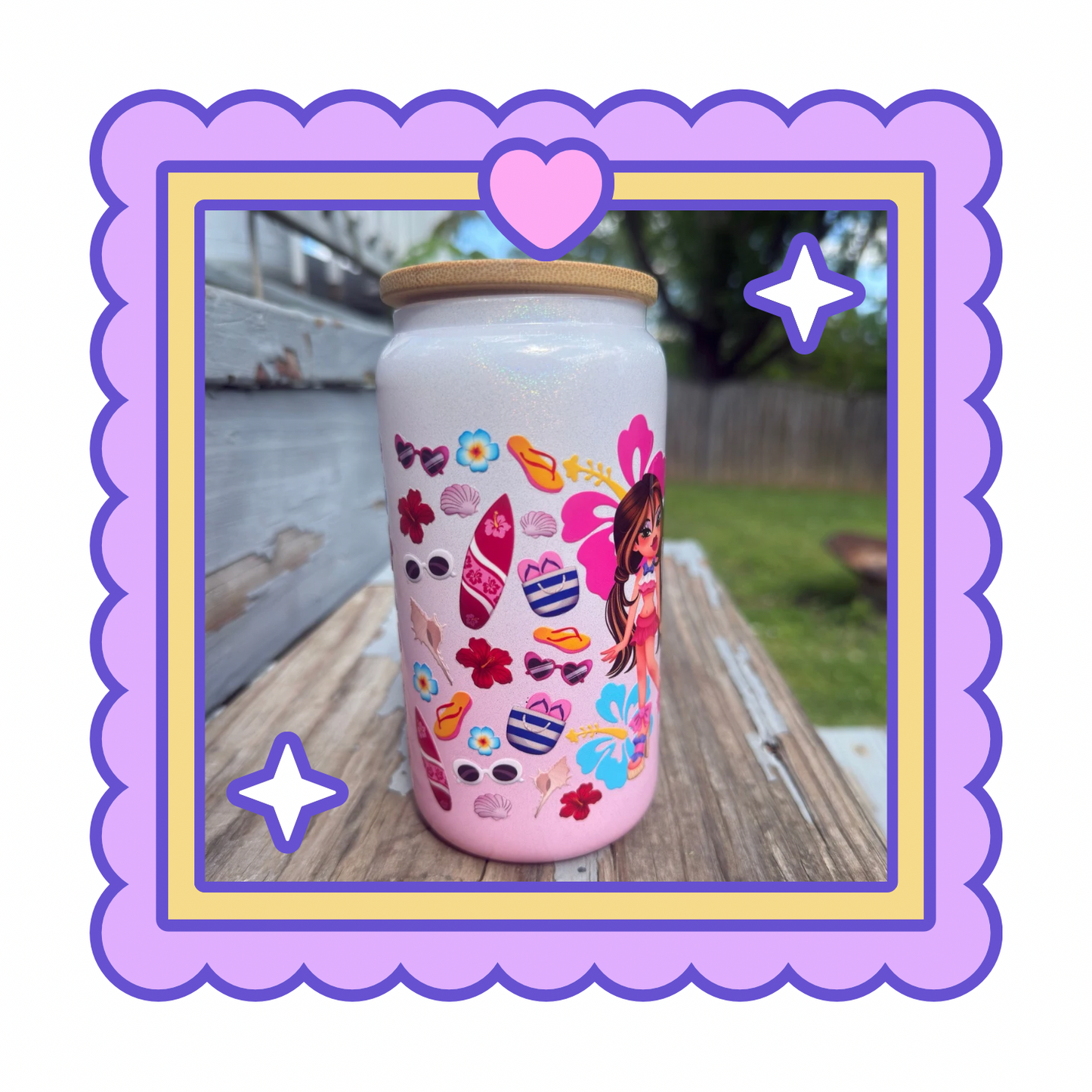 Summer Girlz 16oz Tumbler (Glass)