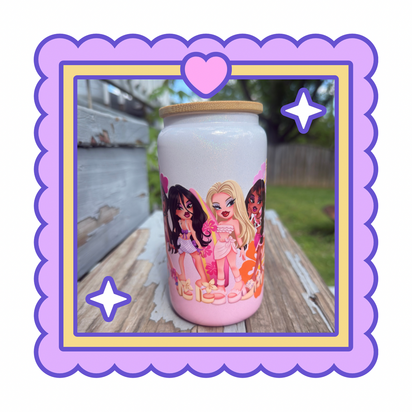 Summer Girlz 16oz Tumbler (Glass)