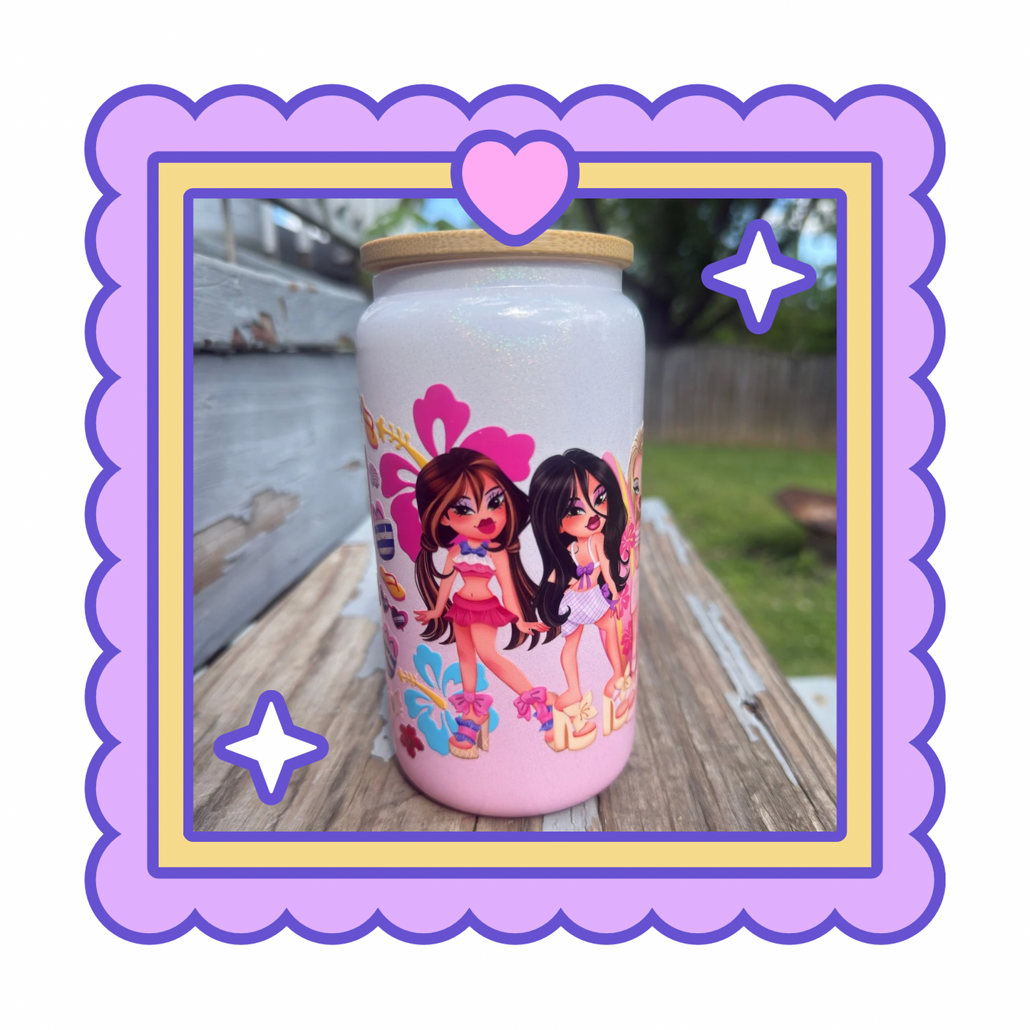 Summer Girlz 16oz Tumbler (Glass)