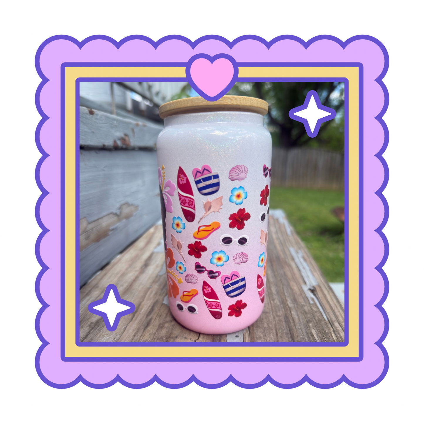 Summer Girlz 16oz Tumbler (Glass)