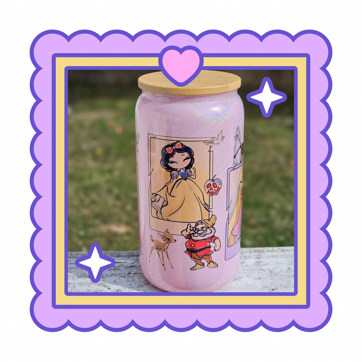 Chibi Princess 16oz Tumbler (Glass)