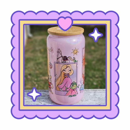 Chibi Princess 16oz Tumbler (Glass)