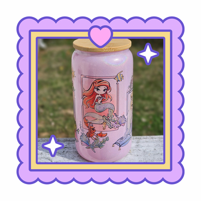 Chibi Princess 16oz Tumbler (Glass)