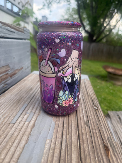 Girly Enid 16oz Tumbler (Glass)